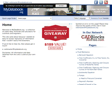 Tablet Screenshot of mydatabook.org